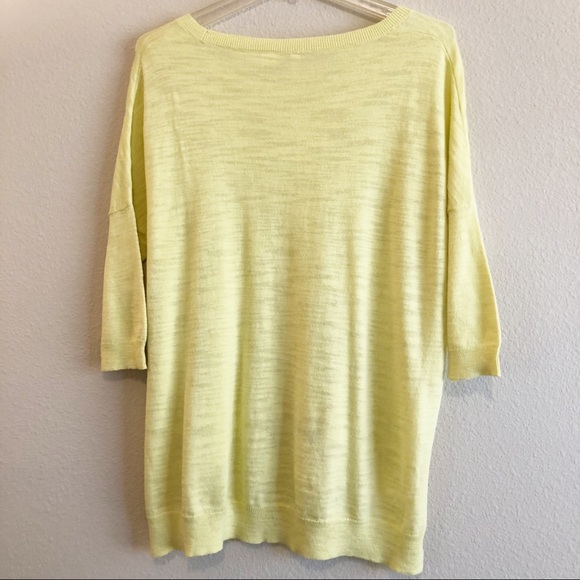 Anthropologie Moth Oversized Yellow Sweater, XSP - Picture 2 of 7